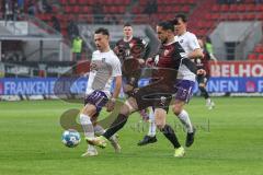 2.BL; FC Ingolstadt 04 - Erzgebirge Aue; Valmir Sulejmani (33, FCI) Kühn Nicolas (11 Aue)