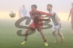 3. Liga; FC Ingolstadt 04 - MSV Duisburg; Zweikampf Kampf um den Ball Ognjen Drakulic (30, FCI) Coskun Can (27 MSV)