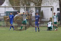 Kreisklasse - Saison 2024/25- TSV Großmehring - FC Geisenfeld - Der 2:2 Ausgleichstreffer durch Lukas Kellermann grün Geisenfeld - jubel - Foto: Meyer Jürgen
