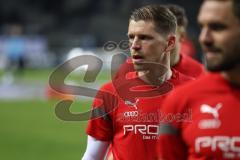 3. Liga; SV Waldhof Mannheim - FC Ingolstadt 04; Denis Linsmayer (23, FCI) vor dem Spiel