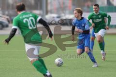 2024_2_17 - Saison 2023/24 - AUDI-Schanzer Amateur Cup - SV Hundszell - FC Gerolfing - Finale - Maximilian Naber blau Hundszell - XXXXX - Foto: Meyer Jürgen