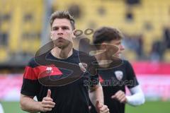 3. Liga; Dynamo Dresden - FC Ingolstadt 04; vor dem Spiel Simon Lorenz (32, FCI)