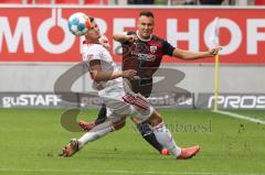 2.BL; FC Ingolstadt 04 - 1. FC Nürnberg - Dominik Franke (3 FCI) gegen Krauß Tom (14 , 1.FCN)