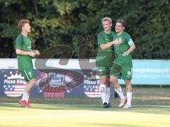 Landesliga - Saison 2026/27 - SV Manching - SC Olching -  Der 2:0 Führungstreffer durch - Sebastian  Graßl (Nr.10 - SV Manching) - jubel  - Rainer Meisinger (Nr.8 - SV Manching) - Foto: Meyer Jürgen
