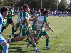 Relegation - Saison 2025/26 - SV Karlskron - FC Geisenfeld - Das Spiel ist aus - Geisenfeld steigt auf - jubel- Foto: Meyer Jürgen