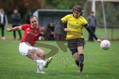 A-Klasse -  Saison 2026/27 - TSV Unsernherrn - FC Wackerstein/Dünzing - Jonas Lechner gelb Wackerstein/Dünzing - Bastian Steffen rot Unsernherrn - Foto: Meyer Jürgen