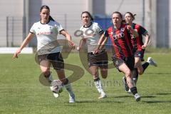 2. Bundesliga Frauen - Saison 2025/26 - FC Ingolstadt 04 Frauen - Borussia Mönchengladbach - Stefanie Reischmann (Nr.24 - FC Ingolstadt Frauen I) - Arici Maresa weiss M`Gladbach  - Foto: Meyer Jürgen