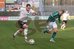 3. Liga - VfB Lübeck - FC Ingolstadt 04 - Michael Heinloth (17, FCI) Hertner Sebastian (3 Lübeck)