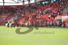 3.Liga - Saison 2022/2023 - FC Ingolstadt 04 -  SV Wehen Wiesbaden - Choreo - Banner - Südkurve -  Foto: Meyer Jürgen