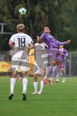 Toto-Pokal; SV Wacker Burghausen - FC Ingolstadt 04; Zweikampf Kampf um den Ball Fredrik Carlsen (8, FCI) Bangerter, Moritz (17 SVWB) Hofherr, Adrian (18 SVWB)