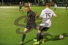 Audi Schanzer Amateur Cup 2022 -  Finale  - TSV Hohenwart - TSV Walpertskirchen - Leon Sedlmair weiss Hohenwart - Marius Orthuber schwarz Walpertskirchen -  - Foto: Jürgen Meyer