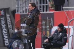 2.BL; Testspiel; FC Ingolstadt 04 - SpVgg Greuther Fürth; an der Seitenlinie, Spielerbank Cheftrainer Rüdiger Rehm (FCI)