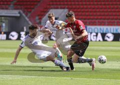 3. Liga - FC Ingolstadt 04 - 1. FC Saarbrücken - Merlin Röhl (34, FCI) Sverko Marin (3 SB)