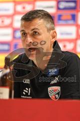 3. Liga; SSV Jahn Regensburg - FC Ingolstadt 04 - Interview Pressekonferenz Cheftrainer Michael Köllner (FCI)