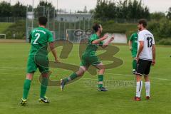 Toto-Pokal Donau/Isar 21/22 - TSV Gaimersheim - FC Gerolfing - Der 0:1 Führungstreffer durch Florian Baier grün Gerolfing - Foto: Meyer Jürgen