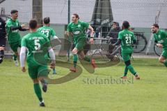 Fussball - Kreisliga - FC Grün Weiss Ingolstadt - FC Fatih Ingolstadt - Der 2:1 Führungstreffer durch Inan Düzgün #11 grün GW Ing. - jubel - Foto: Meyer Jürgen