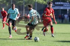 Toto-Pokal; FSV Harthof München - FC Ingolstadt 04; Berkay Öztürk (39 FCI) Lahid Issa, Zweikampf Kampf um den Ball