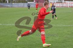 Bayernliga Süd - Saison 2021/2022 - FC Ingolstadt 04 II - TürkAugsburg - Der 1:0 Führungstreffer durch Meikis Fabio (#19 FCI) - jubel - Foto: Meyer Jürgen