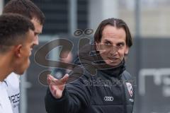 3. Liga; Testspiel, FC Ingolstadt 04 - 1. FC Heidenheim; Cheftrainer Rüdiger Rehm (FCI) Marcel Costly (22, FCI) Calvin Brackelmann (17, FCI)
