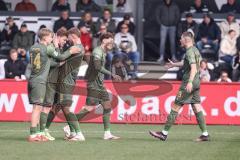 3. Liga; SC Verl - FC Ingolstadt 04; Tor Jubel Treffer Sebastian Grönning (11, FCI) 1:2, Yannick Deichmann (20, FCI) Benjamin Kanuric (8, FCI) Max Plath (14 FCI) Tim Heike (9, FCI) Mladen Cvjetinovic (19, FCI)