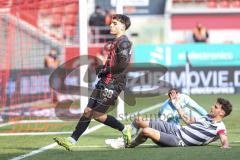 3. Liga; FC Ingolstadt 04 - SV Sandhausen; Torchance Deniz Zeitler (38, FCI) Torwart Richter David (18 SVS) Lewald Jakob (14 SVS)