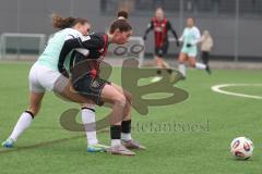 2. Bundesliga Frauen - Saison 2025/26 - FC Ingolstadt 04 Frauen - FFC Turbine Potsdam - Emma Kusch (Nr.9 - FC Ingolstadt Frauen I) - Schmid Eva weiss Potsdam - Foto: Meyer Jürgen