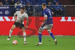 2.BL; FC Schalke 04 - FC Ingolstadt 04; Nils Roeseler (13, FCI) Terodde Simon (9 S04)