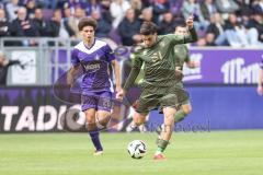 3. Liga; Erzgebirge Aue - FC Ingolstadt 04; Emre Gül (5, FCI) Fabisch Jonah (20 Aue)