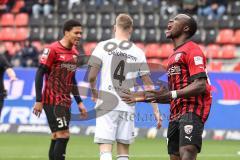 3. Liga; FC Ingolstadt 04 - 
VfB Oldenburg; Torchance verpasst Moussa Doumbouya (27, FCI) ärgert sich, schreit