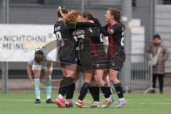 2. Bundesliga Frauen - Saison 2025/26 - FC Ingolstadt 04 Frauen - SG Andernach - Der 1:1 Ausgleichstreffer durch Katharina Reikersdorfer (Nr.20 - FC Ingolstadt Frauen I) - jubel - XXXXX - Foto: Meyer Jürgen