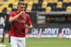 2.BL; Dynamo Dresden - FC Ingolstadt 04, Warmup Dennis Eckert Ayensa (7, FCI)