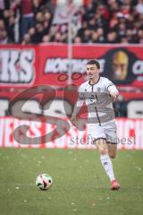 3. Liga; Rot-Weiss Essen - FC Ingolstadt 04; Angriff Sturm Dennis Borkowski (7, FCI)