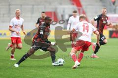 3. Liga; FC Ingolstadt 04 - Rot-Weiss Essen; Joseph Ganda (16, FCI) Brumme Lucas (14 RWE)