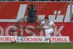 2.BL; Fortuna Düsseldorf - FC Ingolstadt 04; Tor Zimmermann Matthias (25 DUS) 2:0, Nikola Stevanovic (15, FCI) enttäuscht