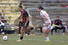 2. Bundesliga Frauen - Saison 2025/26 - FC Ingolstadt 04 Frauen - FCB München II - Emma Kusch (Nr.9 - FC Ingolstadt Frauen I) - Kraus Scarlett rot FCB  - Foto: Meyer Jürgen