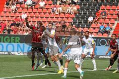 3.Liga - Saison 2022/2023 - FC Ingolstadt 04 -  1. FC Saarbrücken - Hans Nunoo Sarpei (Nr.14 - FCI) - Foto: Meyer Jürgen