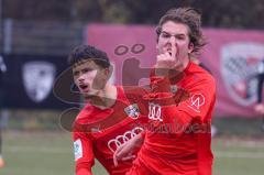 A-Junioren - Bundesliga Süd Fc Ingolstadt 04 - SC Freiburg - Der 2:2 Ausgleichstreffer durch Causevic Benjamin (Nr.10 - FC Ingolstadt A-Jugend) - jubel -  Foto: Meyer Jürgen