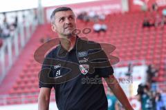 3. Liga; FC Ingolstadt 04 - TSV 1860 München; InterviewCheftrainer Michael Köllner (FCI) vor dem Spiel
