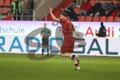 3. Liga; FC Ingolstadt 04 - SC Verl; 1:2 Tor Jubel Treffer Jasper Maljojoki (23, FCI)