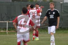 Kreisklasse - Saison 2024/25- Türk SV Ingolstadt - SV Stammham-  -  Der 1:0 Führungstreffer durch - Avni Avdijaj weiss Türkisch - jubel - XXXXX - Foto: Meyer Jürgen