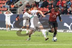 3. Liga; FC Ingolstadt 04 - Erzgebirge Aue; Daouda Beleme (9, FCI) Vukancic Niko (4 Aue)