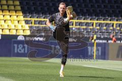 3. Fußball-Liga - Saison 2022/2023 - Borussia Dortmund II - FC Ingolstadt 04 - Torwart Marius Funk (Nr.1 - FCI) - vor dem Spiel - Foto: Meyer Jürgen