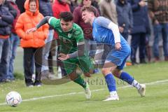 Kreisliga - Saison 2023/24 - SV Lippertshofen - SV Hundszell - Matthias Weinzierl blau Hundszell - Marc Funk
grün Lippertshofen - Foto: Meyer Jürgen