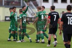 Bezirksliga - Saison 2024/25 - Freundschaftsspiel - SV Manching - TSV Gaimersheim -  Der 3:0 Führungstreffer durch - Maximilian Eberwein (Nr.4 - SV Manching) - jubel -  - XXXXX - Foto: Meyer Jürgen