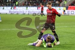 3. Liga; FC Ingolstadt 04 - TSV 1860 München; Denis Linsmayer (23, FCI) Hiller Marco (1 TSV)