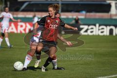 DFB—Pokal 1. Hauptrunde -  Saison 2026/27  - FC Ingolstadt 04 Frauen - 1. FSV Mainz 05 - Leonie Haberäcker (Nr.27 - FCI Frauen) - Berg Johanna weiss Mainz - Foto: Meyer Jürgen