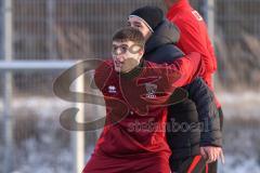 3. Liga - Saison 2025/26 - FC Ingolstadt 04 - Trainingsauftakt nach der Winterpause - Georgios Antzoulas (Nr.6 - FCI) - Co-Trainer Patrick Schönfeld (FCI) - Foto: Meyer Jürgen