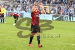 3.Liga - Saison 2022/2023 - TSV 1860 München - FC Ingolstadt 04 -  Das Spiel ist aus - Jubel  - Dominik Franke (Nr.3 - FCI) - Foto: Meyer Jürgen