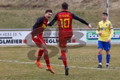 Bezirksliga - SV Kasing - SV Dornach - Der 1:0 Führungstreffer durch Martin Oblinger #10 Kasing - Jubel - Jan Witek #27 Kasing - Foto: Jürgen Meyer