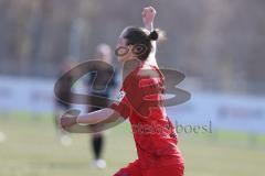 2. Frauen-Bundesliga Süd - Saison 2020/2021 - FC Ingolstadt 04 - FC Würzburger Kickers - Der 1:0 Teffer durch Halm Vanessa rot FCI - jubel - Foto: Meyer Jürgen